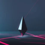 Digital compliance protocol illustration showing AI and blockchain integration for institutional regulation